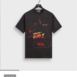 Kith Black Street Fighter II Kids T-Shirt
